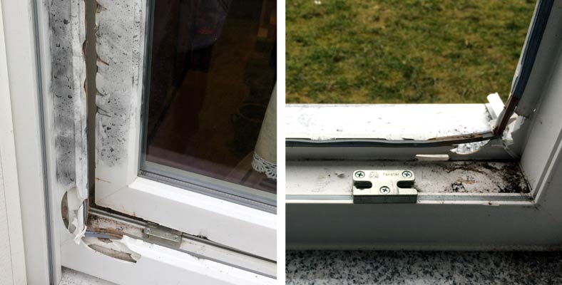 Einbruchschutz: Dank LÖWE Fenster fehlgeschlagene Einbruchsversuche