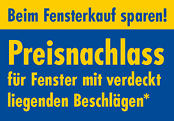 Beim Fensterkauf sparen!